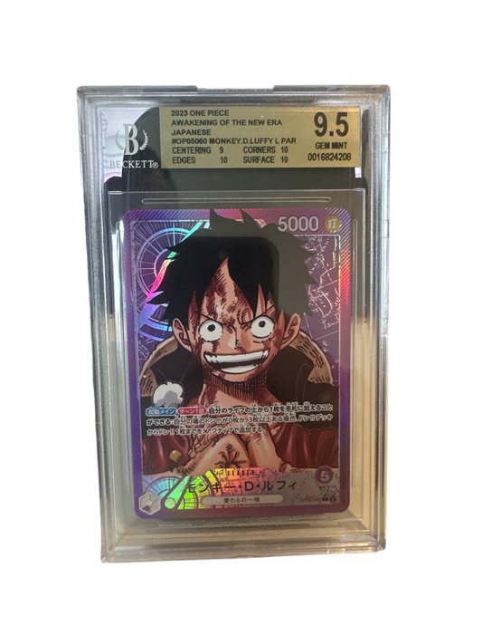 BGS 9.5 Monkey.D.Luffy OP04 JPN