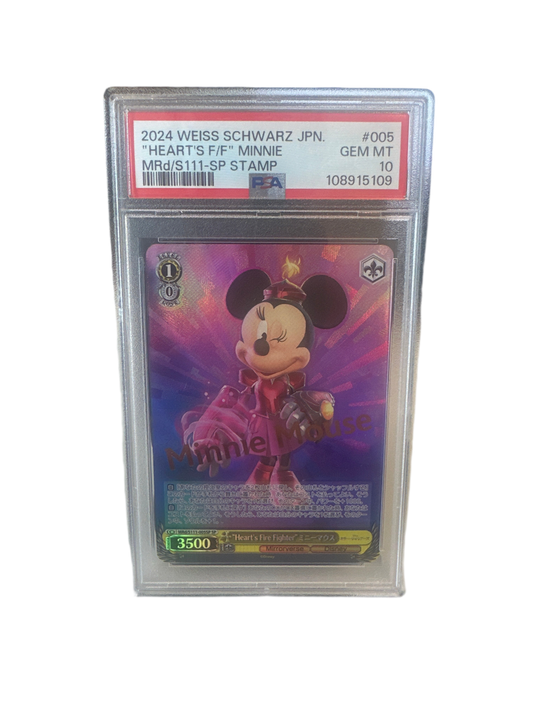 PSA 10 2024 Minnie Mouse ‘Hearts Fire Fighter’