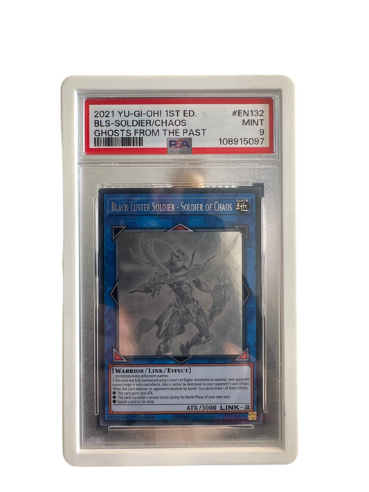 PSA 9 Black Luster Soldier - Soldier of Chaos GFTP-EN132