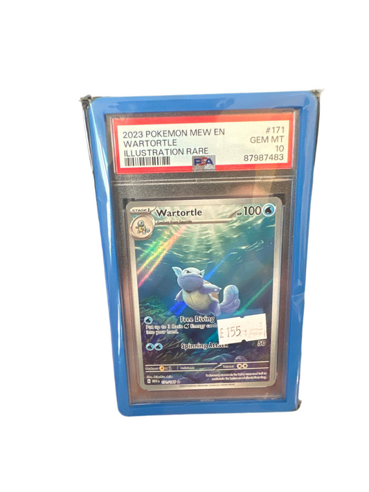 PSA 10 2023 Wartortle 171/165 Illustration Rare