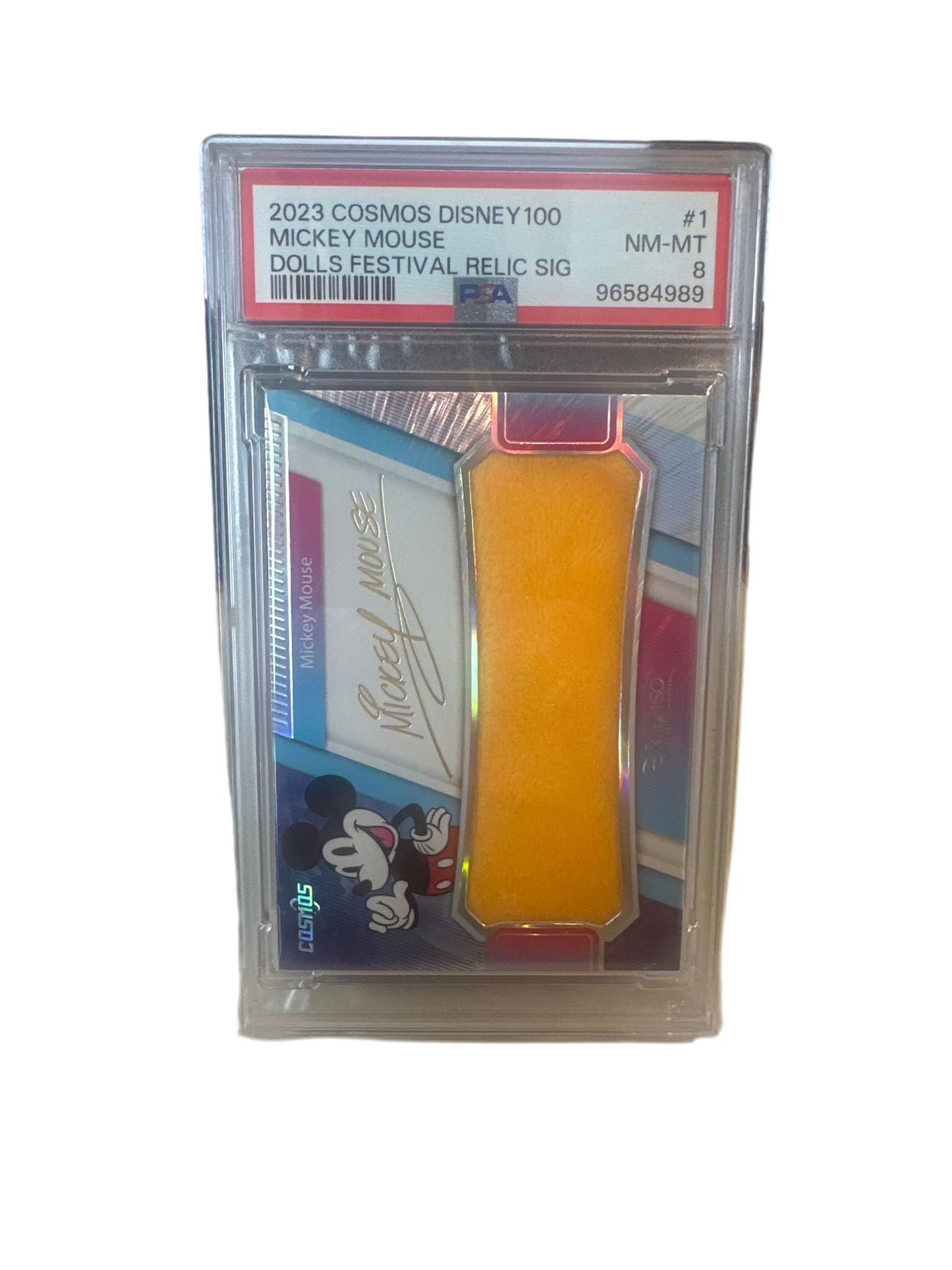 PSA 8 2023 Mickey Mouse Cosmos Disney - Dolls Festival Relic 30/45 (POP 2)
