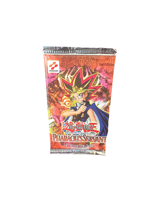 Yu-Gi-Oh 2002 Pharaoh's Servant 1st Edition Booster Pack (NA Print)