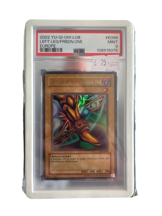 PSA 9 2002 Left Leg Of The Forbidden One LOB-E098