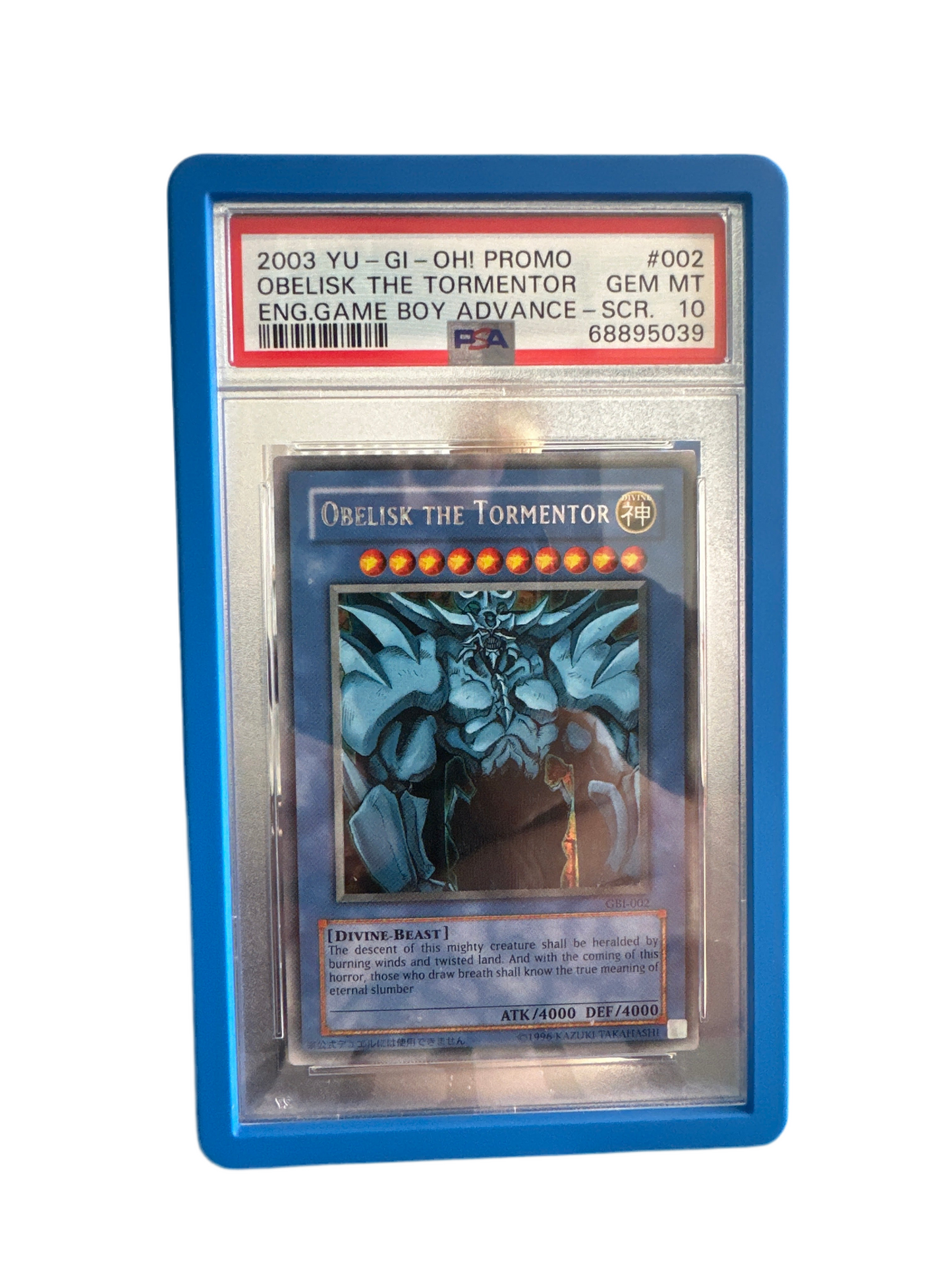 PSA 10 2003 Obelisk The Tormentor GBI-002