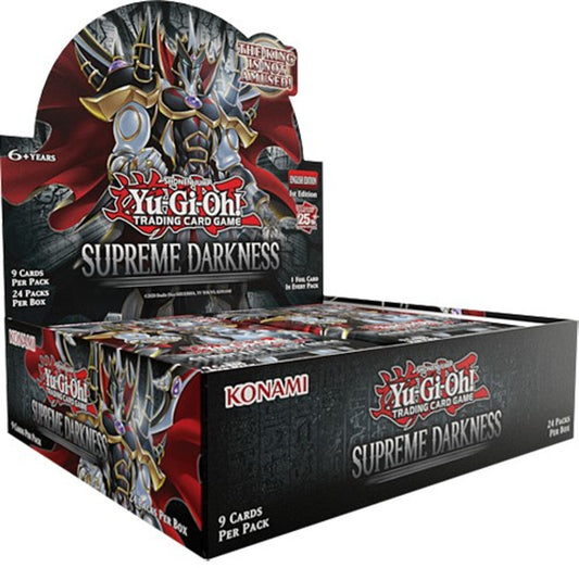 Yu-Gi-Oh! 2025 Supreme Darkness 1st Edition Booster Display Box